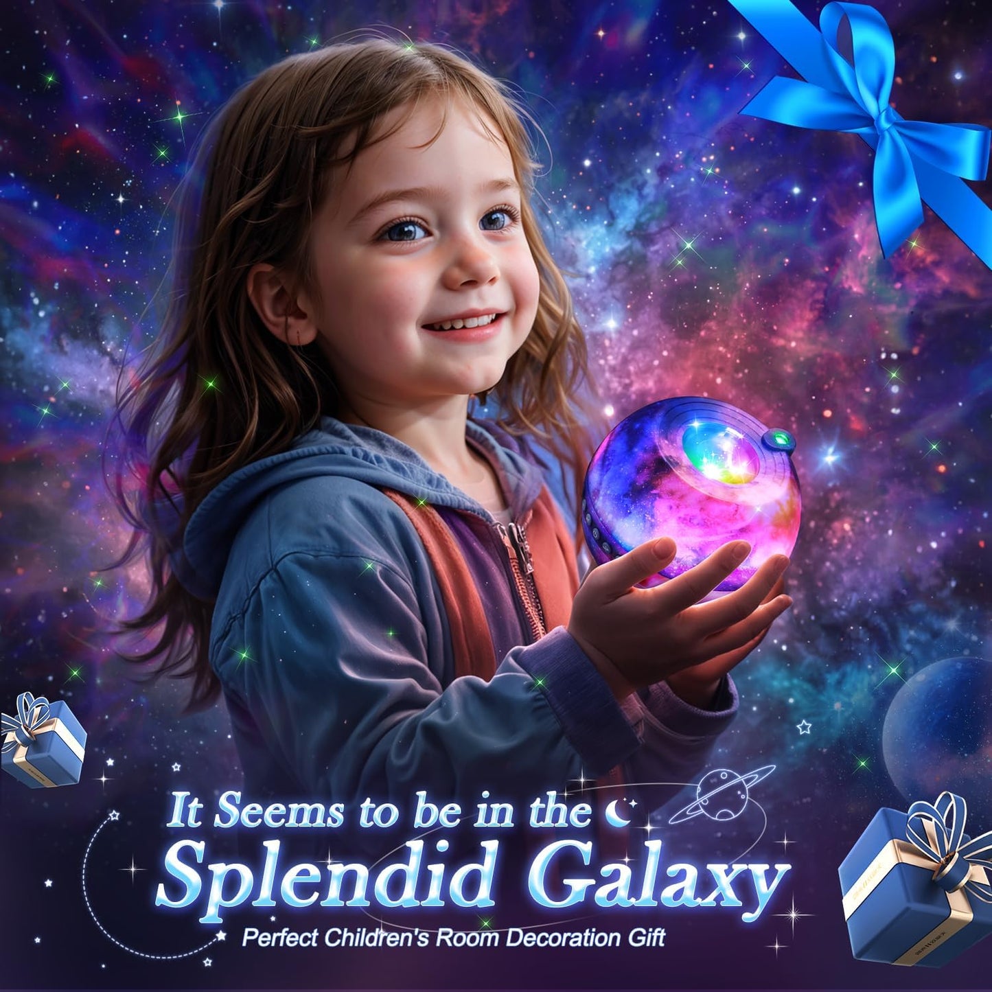 Galaxy Projector for Bedroom Adults, 15 Color+15 White Noise Star Projector Galaxy Light Projector for Bedroom, Bluetooth Star Lights for Ceiling Projector,LED Projector Lights