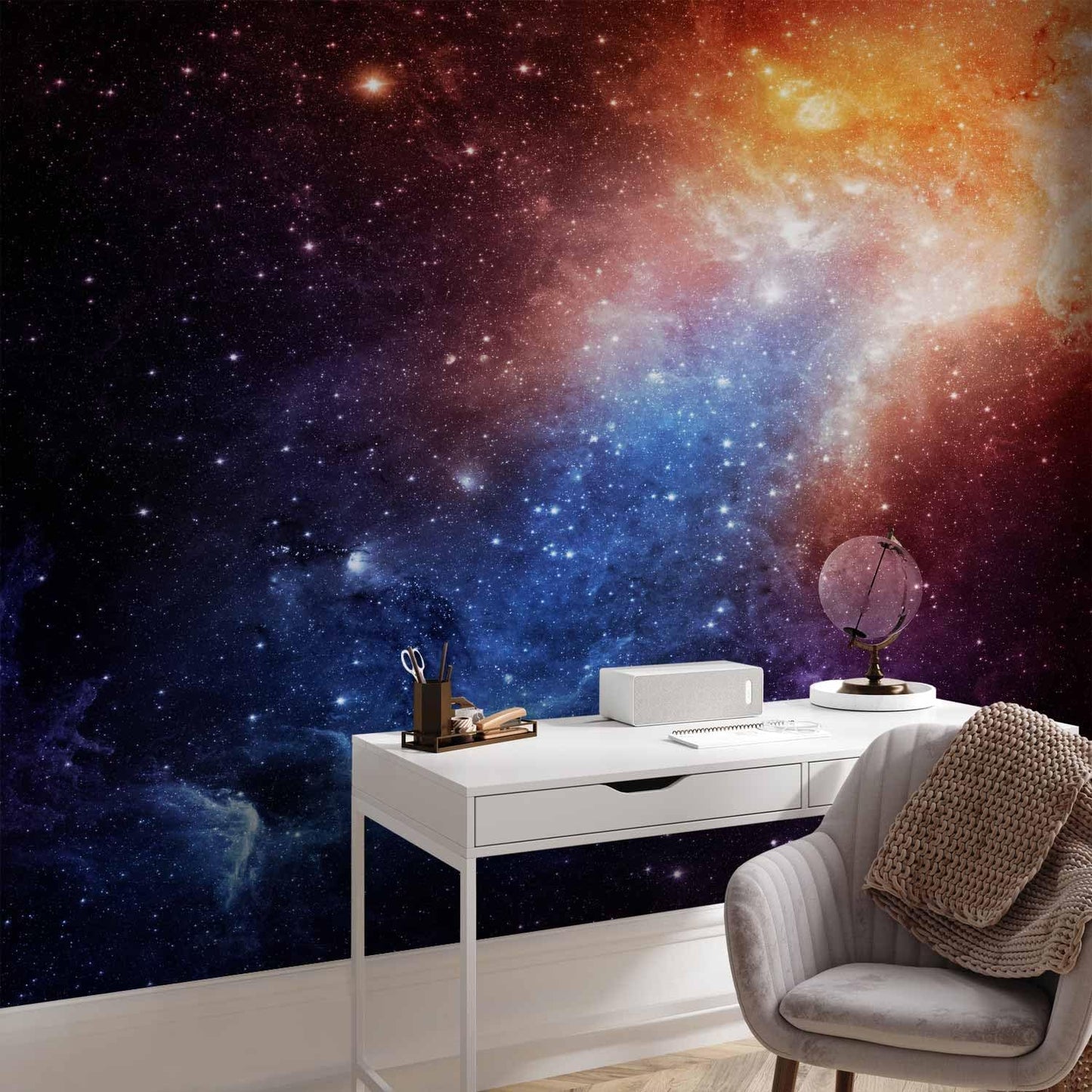 artgeist Wall Mural Cosmos Galaxy 138x101 in - XXL Non-Woven Wallpaper Fleece Wall Decor Photo Print Picture Image Design Home f-B-0057-a-a