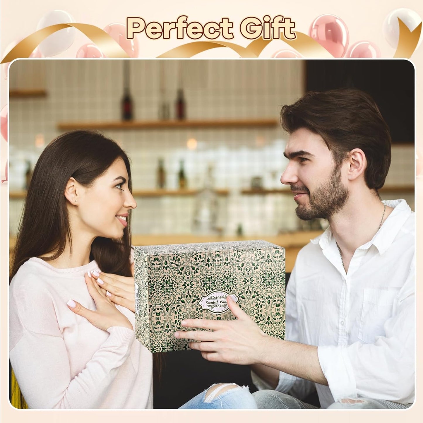 Scented Candle Set, 12 Pack Candles Gift for Home Scented, Aromatherapy Candle Gift, 2.5 oz Long Lasting Soy Candles for Men, Women, Friends Birthday, Mother's Day, Valentine Bath SPA