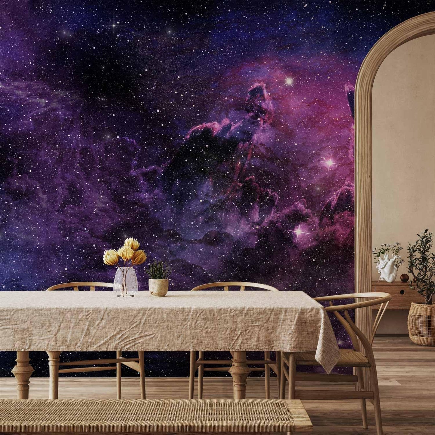 artgeist Wall Mural Cosmos Galaxy 79x55 in - XXL Non-Woven Wallpaper Fleece Wall Decor Photo Print Picture Image Design Home a-C-0022-a-a
