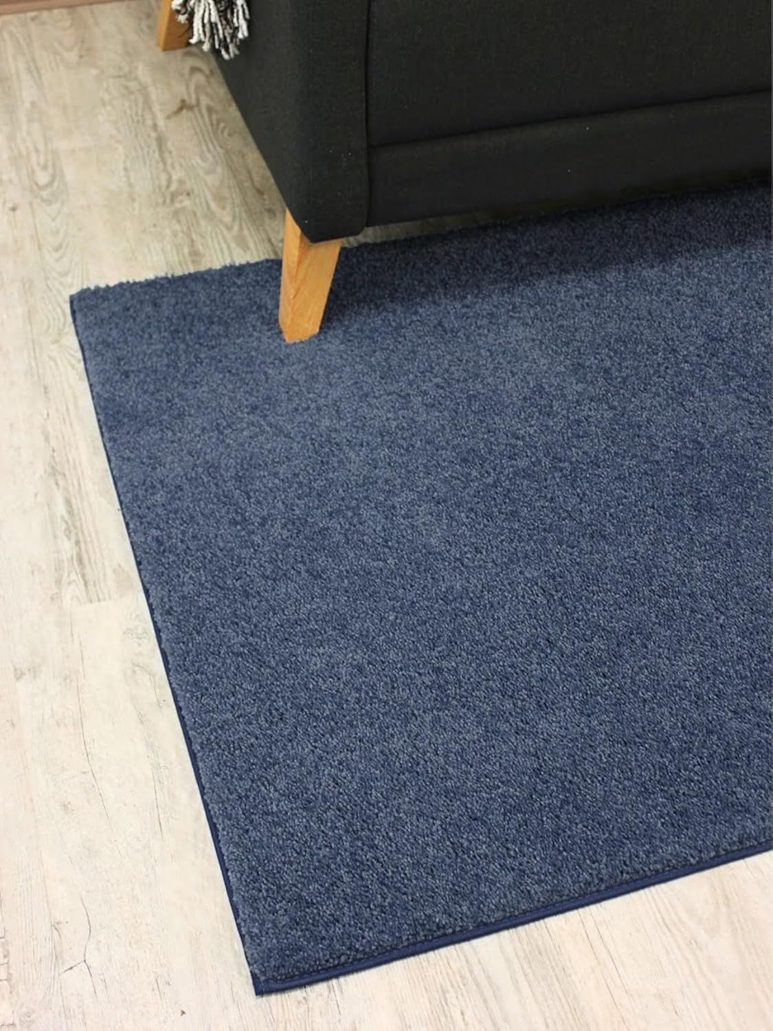 KOECKRITZ Soft and Colorful Kids Classroom Area Rugs (Passes Flammability Pill Test) Many Sizes and Bright Colors to Select from (8' Round, Navy)