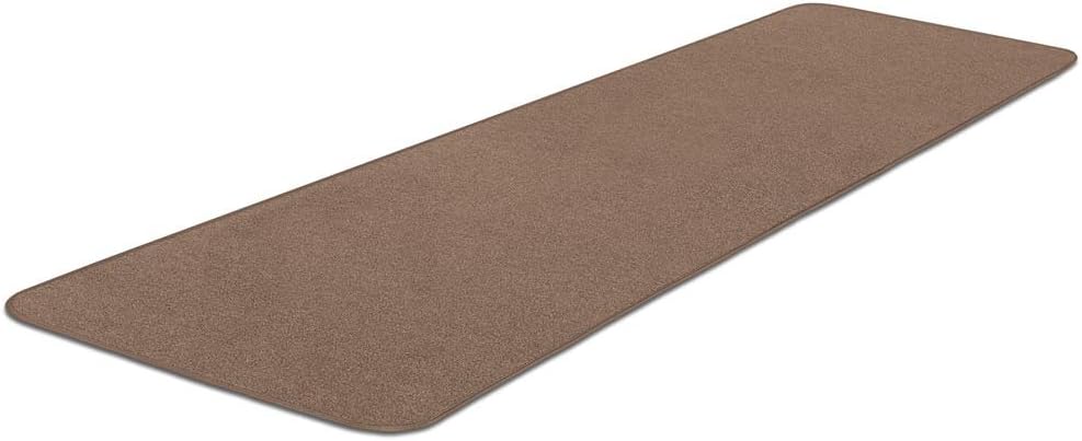 House, Home and More Outdoor Carpet Runner - Brown - 3 Feet x 10 Feet