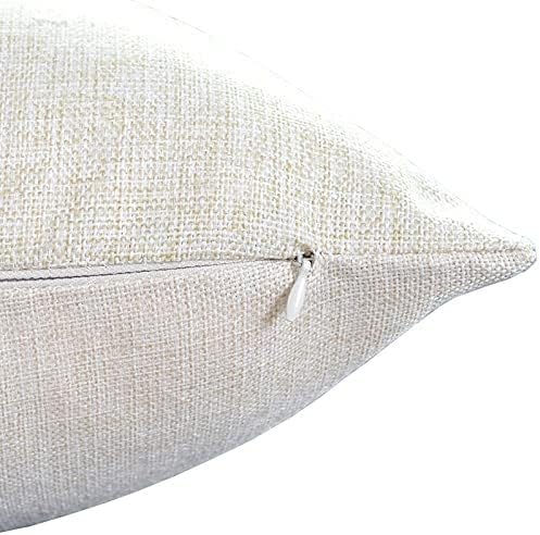 TSSOHU Orange Leaves Outdoor Throw Pillow Cover - Green Tropical Palm, Banana Leaves Decorative Cushion Cases - Farmhouse Style Home Decor for Couch - 18x18 inch
