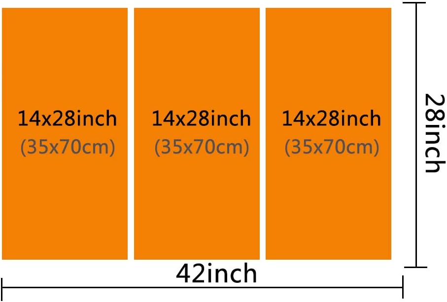 TUMOVO Sports Car Canvas Wall Art for Bedroom Orange Super Car Wall Paintings for Living Room Hypercar by the Road Office Modern Wall Art Pictures Print On Canvas Framed Ready to Hang, 42" Wx28 H