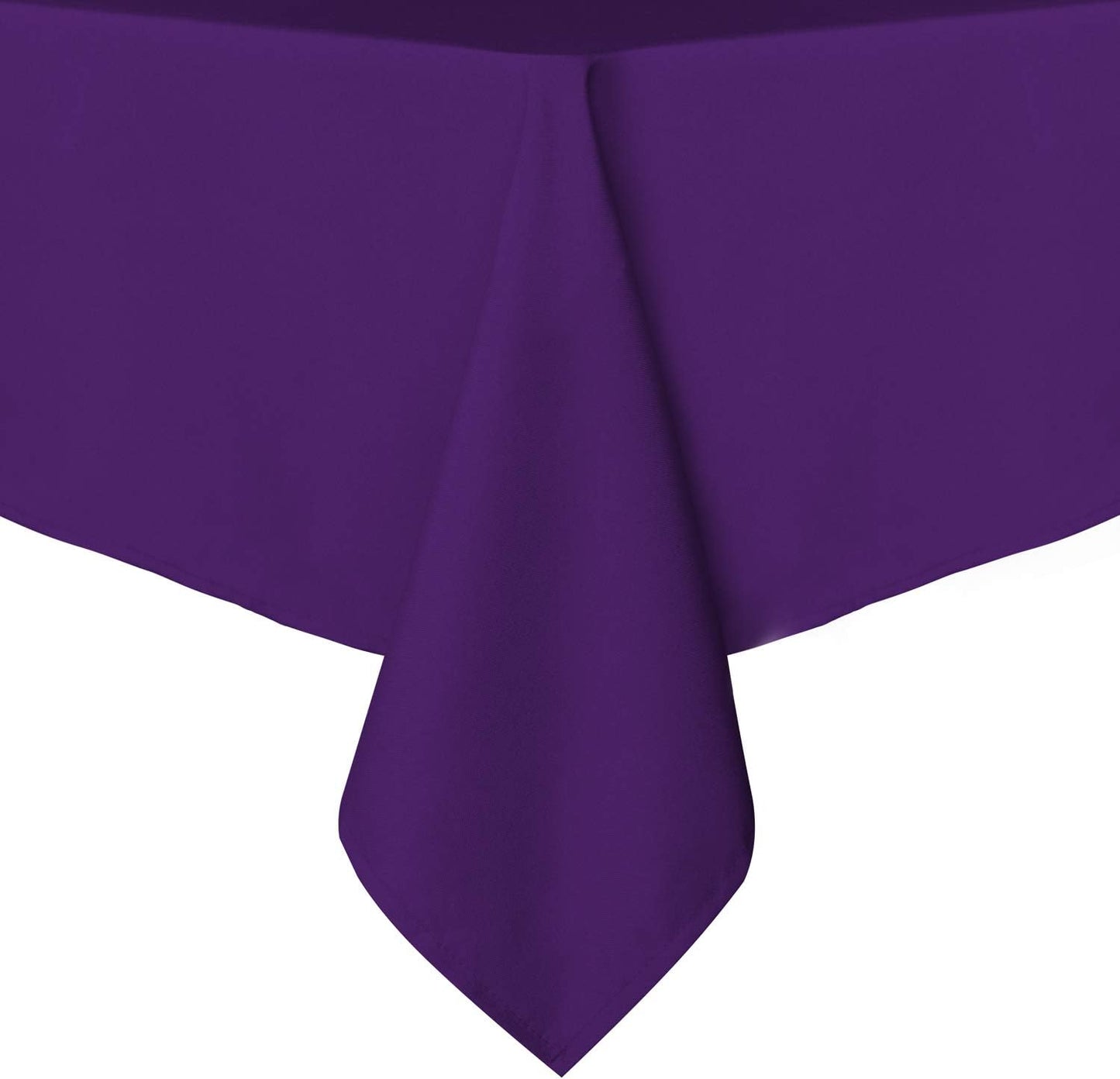 sancua Rectangle Tablecloth - 54 x 108 Inch - Stain and Wrinkle Resistant Washable Polyester Table Cloth, Decorative Fabric Table Cover for Dining Tables, Buffet Parties and Camping, Purple