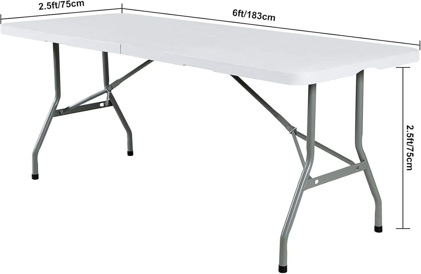 Spandex 6ft Waterproof Table Cover for Party,Wedding, Banquet, and Events(Navy)