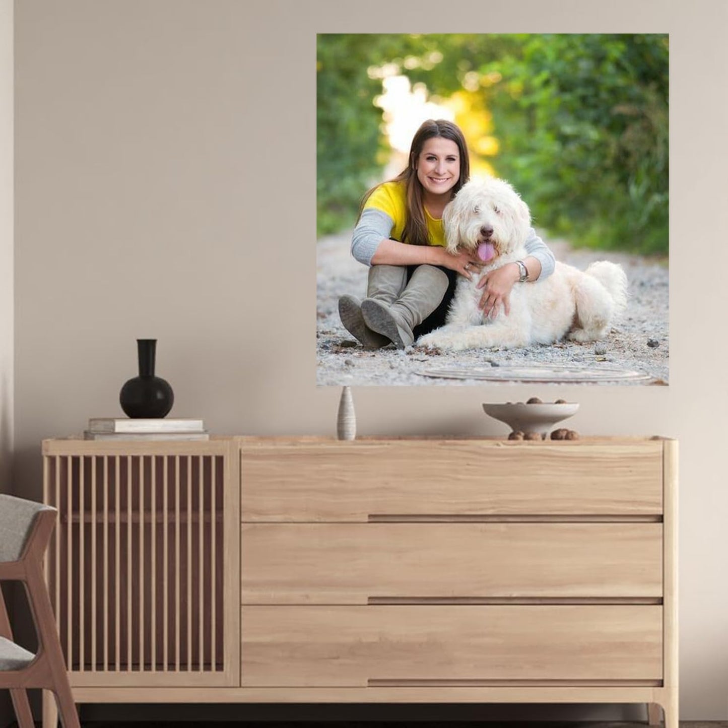 GZZFXXD Personalized Custom 11''x11'' Canvas Prints with Your Photo/your Image Large Wallart Wall Decor for Bedroom Dining room Living room Children's room(Unframed)
