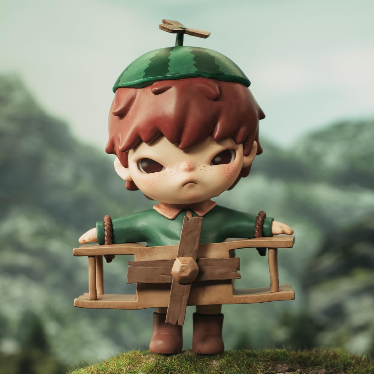 POP MART HIRONO Little Mischief Series, Hirono Blind Box Figures, Random Design Action Figures Collectible Toys Home Decorations, Holiday Birthday Gifts for Girls and Boys, Single Box