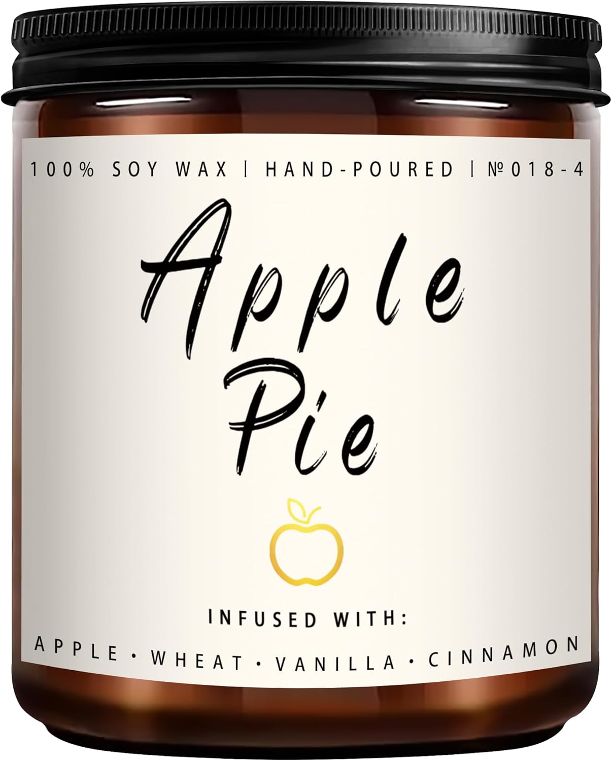 Fall Candles, Apple Pie Scented Candle for Home- Fall Scented Candles Gift Set for Women & Men, Autumn Aromatherapy Candle for Holiday, Thanksgiving, Cozy Home Décor，Long-Lasting Fragrance，7 oz