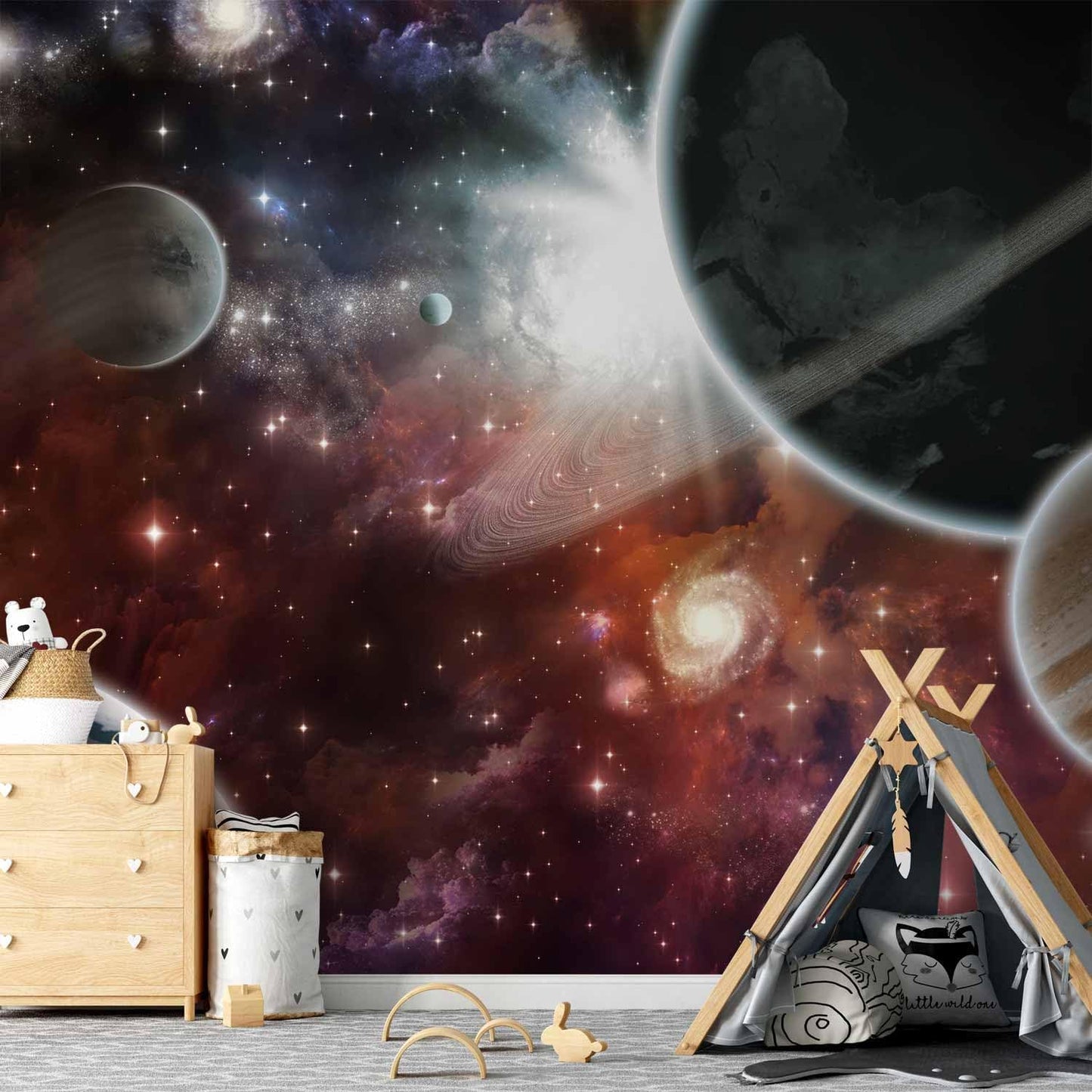 artgeist Wall Mural Cosmos Galaxy 154x110 in - Peel and Stick Self-Adhesive Wallpaper Removable Large Sticker Foil Wall Decor Print Picture Image Design 10110905-32