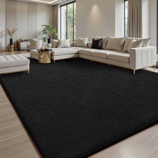 Sour Lemon 10x14 Area Rugs for Living Room, Soft Large Area Rug Fluffy Rugs for Bedroom，Machine Washable Area Rug Non Slip Carpet Rug for Living Room Playroom Kids Room Home Decor