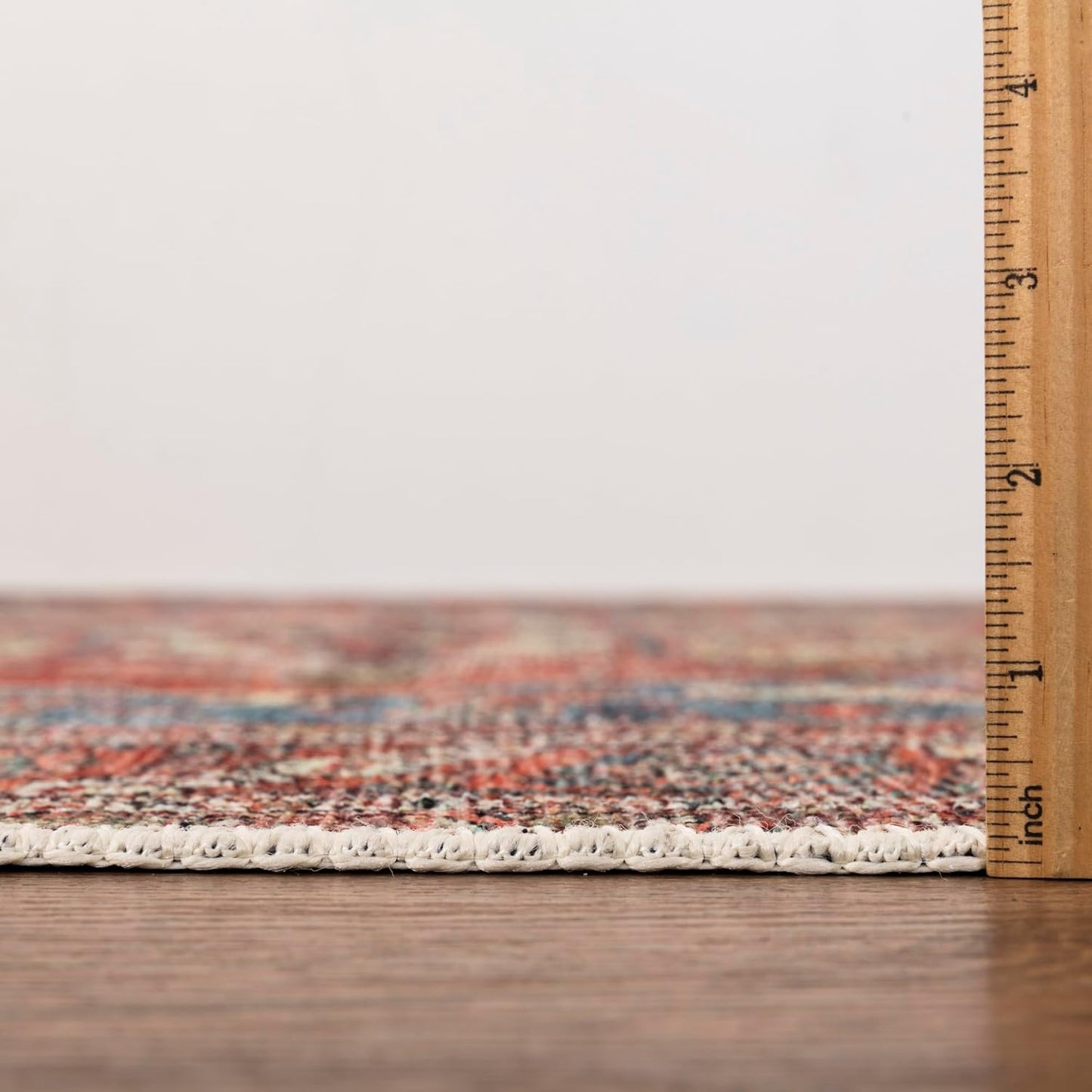 Keen Home Design 10x14 Rug - Machine Washable Area Rug with Non-Slip Backing, Ideal for Living Room, Dining Room, Bedroom - Vintage, Easy Clean, Durable, Low Pile Rug - (9'7" x 14')