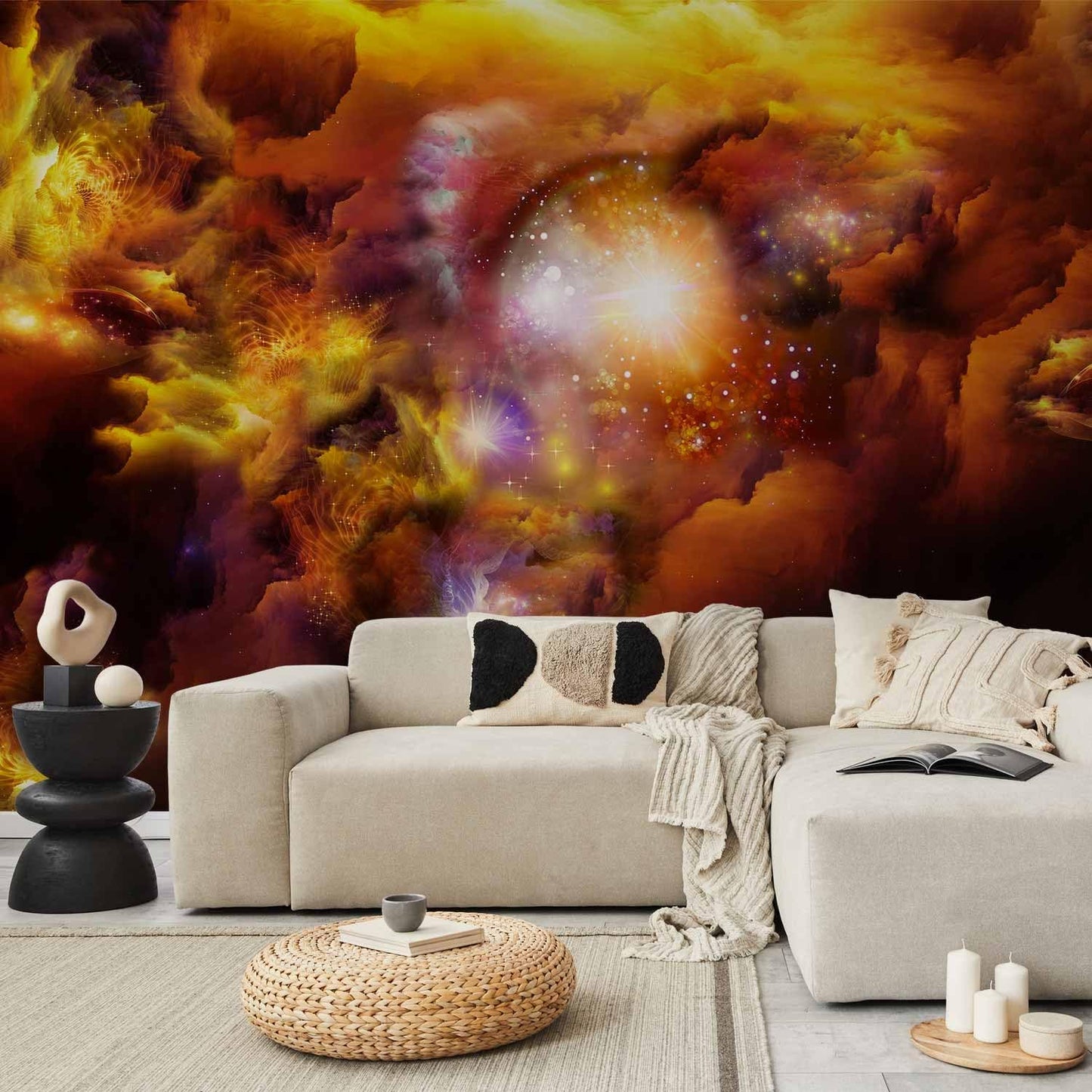 artgeist Wall Mural Cosmos Galaxy 98x69 in - XXL Non-Woven Wallpaper Fleece Wall Decor Photo Print Picture Image Design Home n-A-0027-a-d