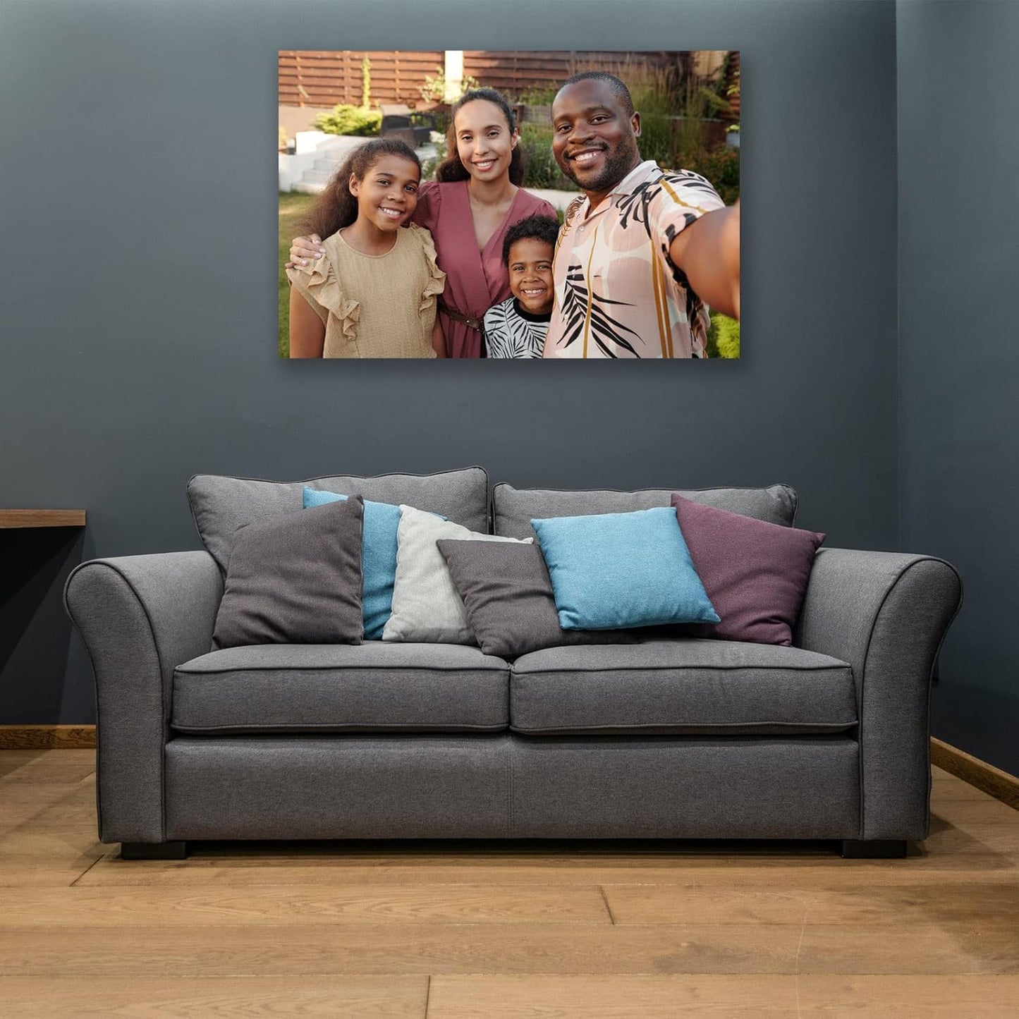 Custom Canvas Prints with Your Photos Custom Wall Art Personalized Canvas Pictures for Pet/Family Gifts for Mom/Men/Women (10'' W x 10'' H)