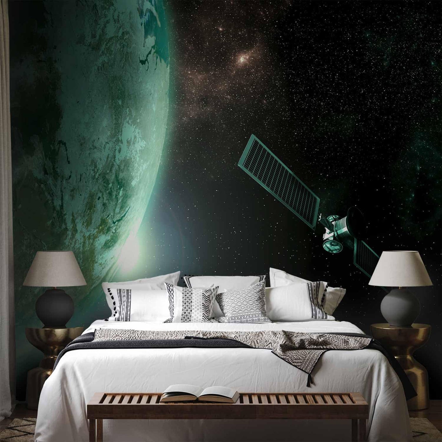 artgeist Wall Mural Cosmos Galaxy 177x124 in - XXL Non-Woven Wallpaper Fleece Wall Decor Photo Print Picture Image Design Home n-B-0007-a-b