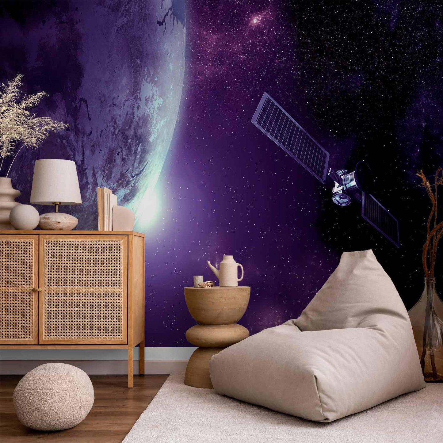 artgeist Wall Mural Cosmos Galaxy 193x138 in - XXL Peel and Stick Self-Adhesive Wallpaper Removable Large Sticker Foil Wall Decor Print Picture Image Design n-B-0007-a-d