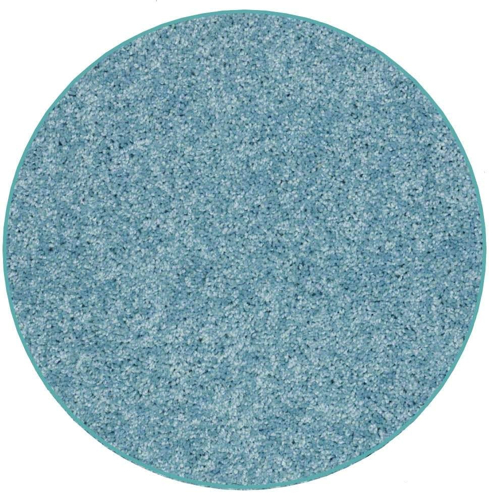 KOECKRITZ Soft and Colorful Kids Classroom Area Rugs (Passes Flammability Pill Test) Many Sizes and Bright Colors to Select from (9' Round, Surf)