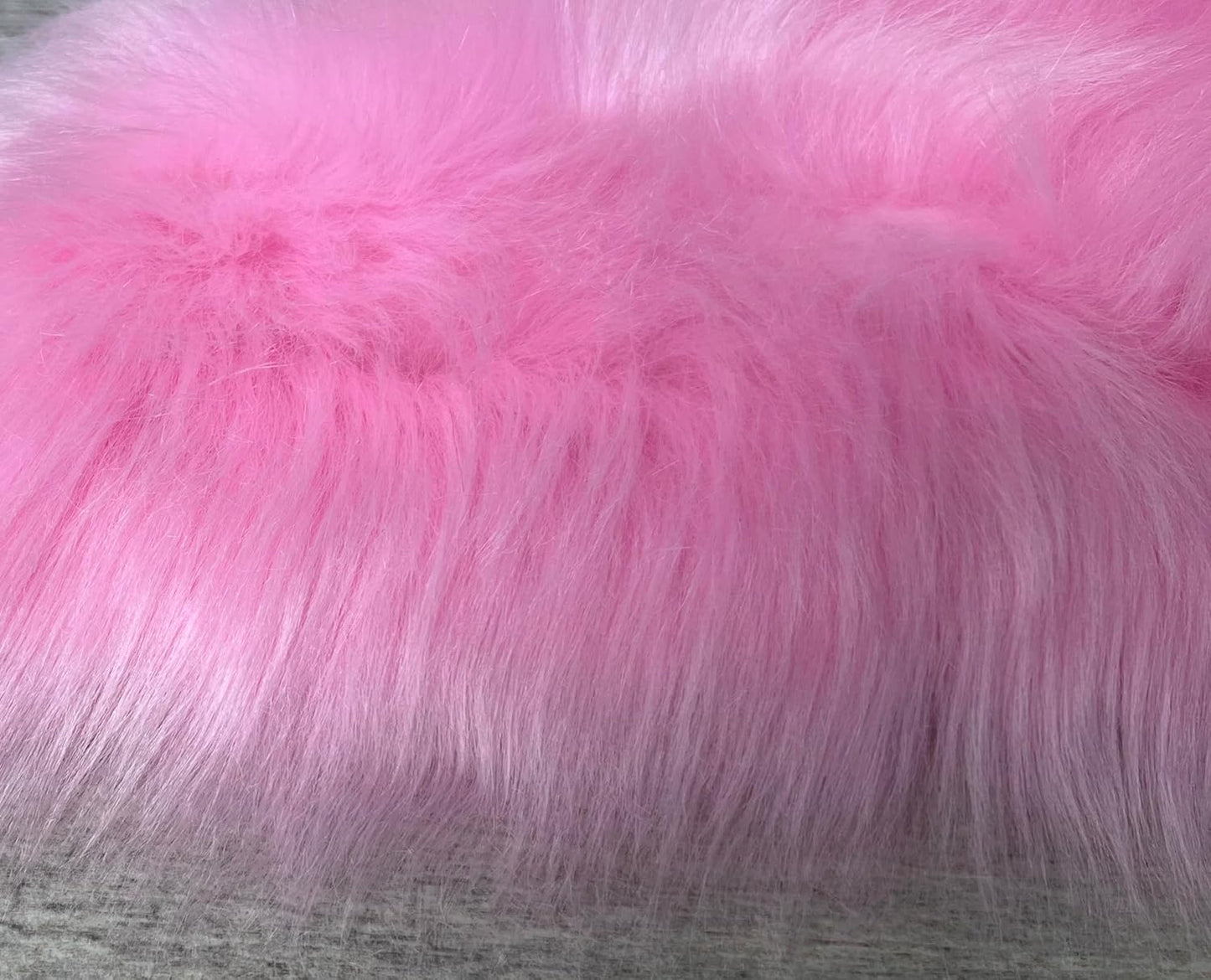LAMBZY Faux Sheepskin Super Soft Hypoallergenic Free Shape Silky Shag Rug, Luxury Shaggy Plush Carpet for Bedrooms Living Kids Room Sofa Rugs (Pink, Single 2'x3')