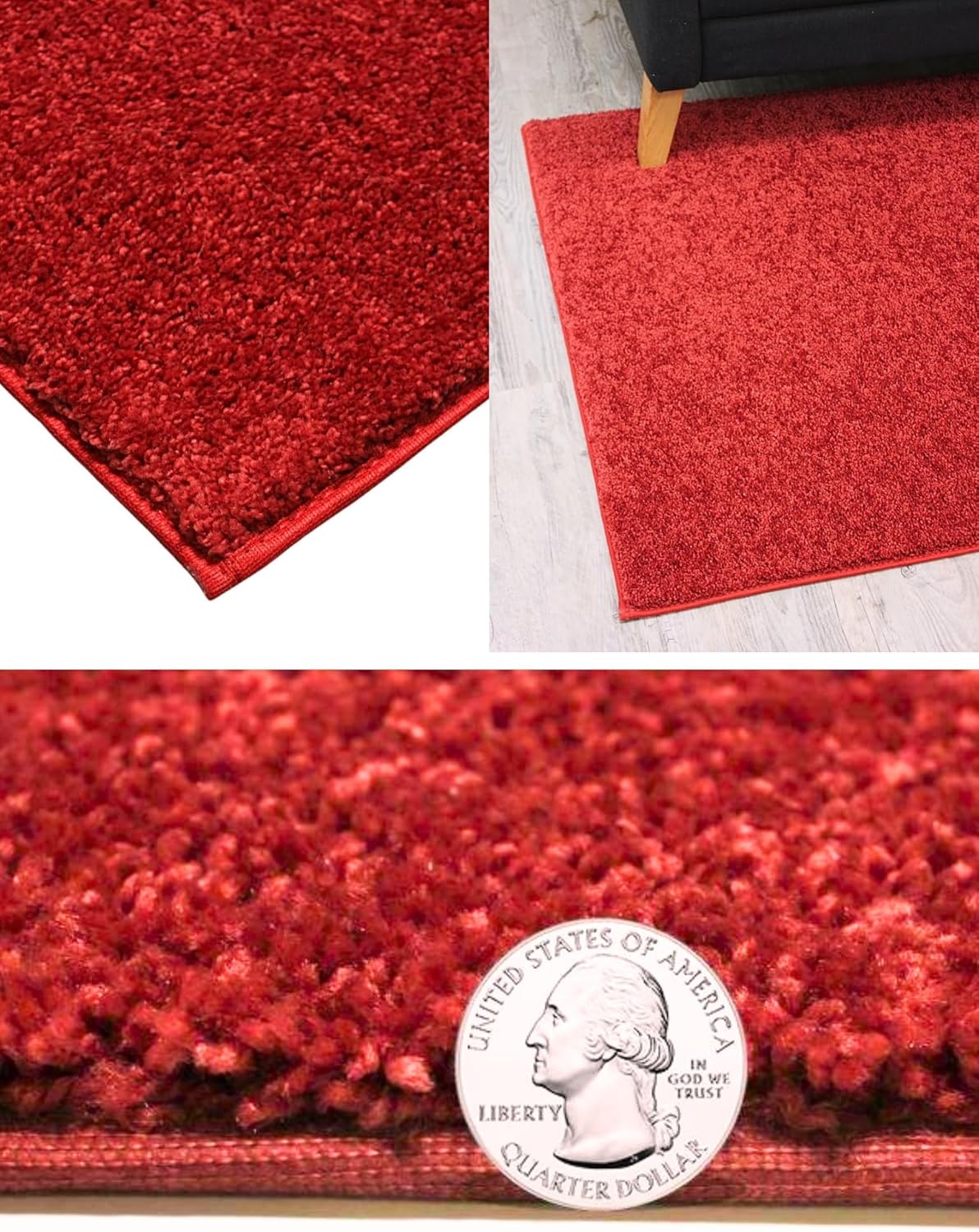 KOECKRITZ Soft and Colorful Kids Classroom Area Rugs (Passes Flammability Pill Test) Many Sizes and Bright Colors to Select from (8' x 10', Fire Engine)