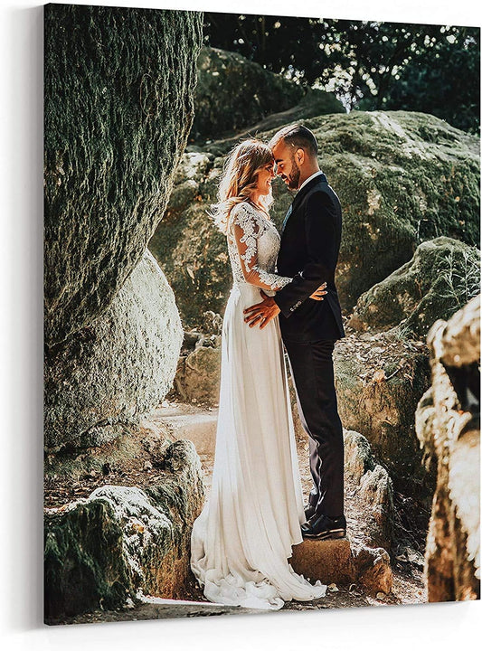 Personalized Custom Canvas Prints: Photo On Canvas (Framed Canvas, 20x30) Transform Your Photos into Stunning Framed Wall Art Digitally Printed Photo To Canvas Ideal for Home Decor