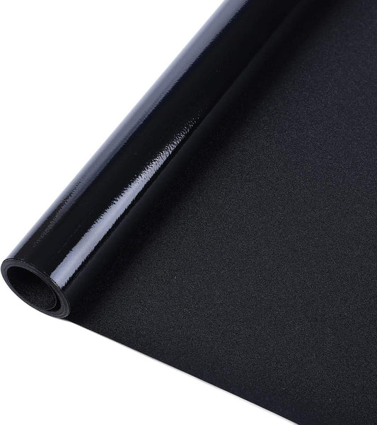 rabbitgoo Blackout Window Film, Sun Heat Blocking Privacy Cover for Glass, Removable Opaque Room Darkening Dark Black Out Window Covers Tint Shades for Home Day Sleep Light Blocker 17.5 x 118.1 Inches