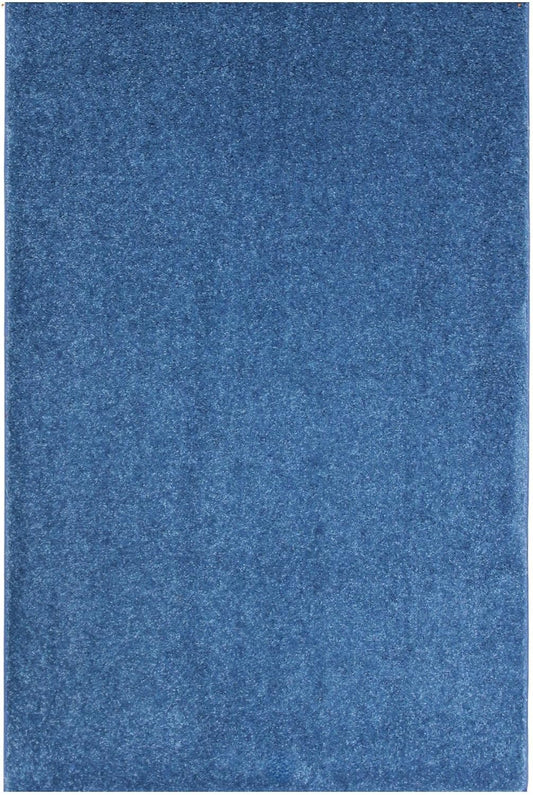 KOECKRITZ Soft and Colorful Kids Classroom Area Rugs (Passes Flammability Pill Test) Many Sizes and Bright Colors to Select from (8' x 8', Royal)