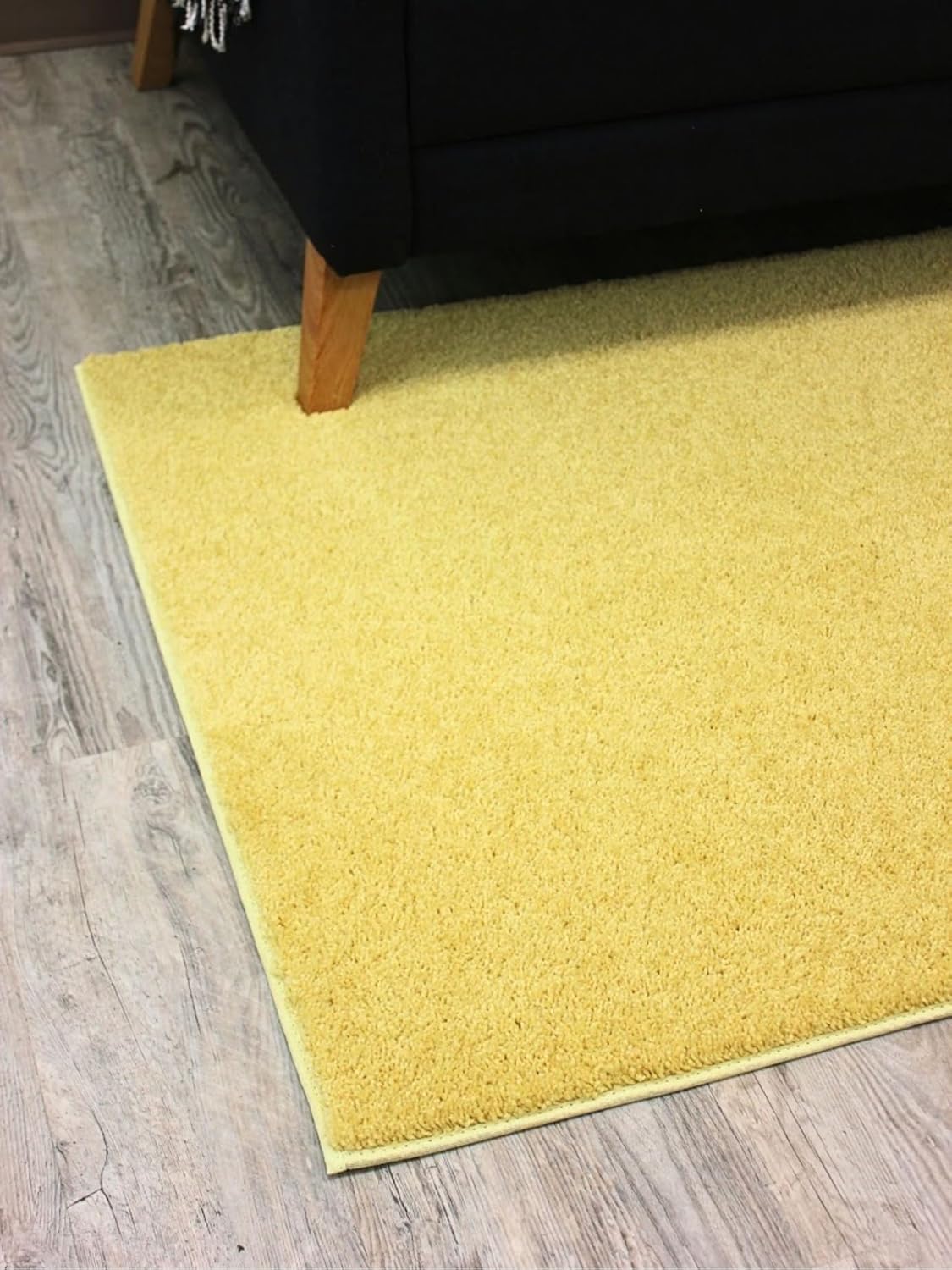 KOECKRITZ Soft and Colorful Kids Classroom Area Rugs (Passes Flammability Pill Test) Many Sizes and Bright Colors to Select from (8' x 8', Lemon)