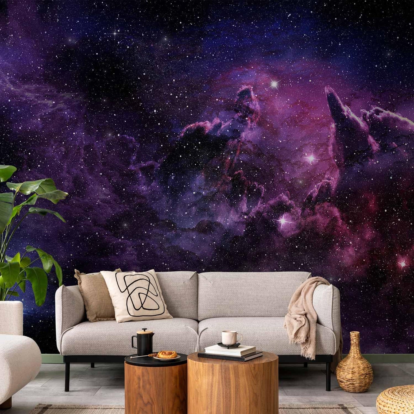 artgeist Premium Wall Mural Cosmos Galaxy 197x138 in - Non-Woven Wallpaper Fleece Wall Decor Photo Print Picture Image Design Home a-C-0022-a-a