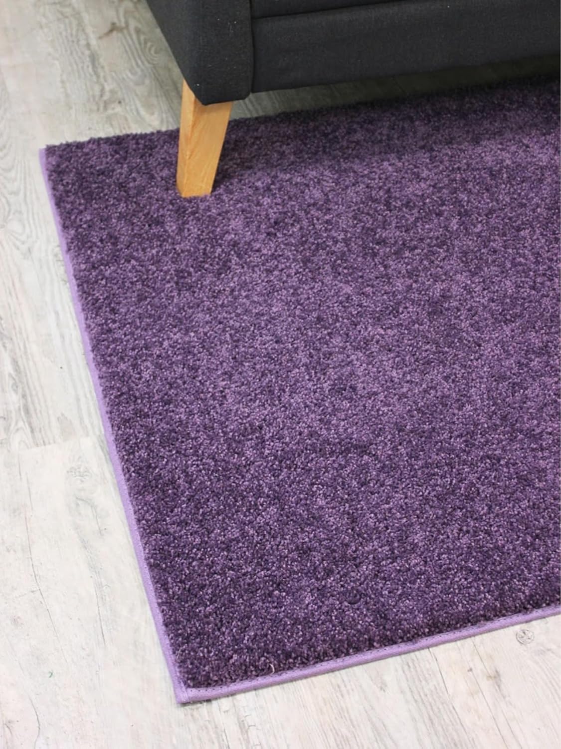KOECKRITZ Soft and Colorful Kids Classroom Area Rugs (Passes Flammability Pill Test) Many Sizes and Bright Colors to Select from (5' Round, Eggplant)