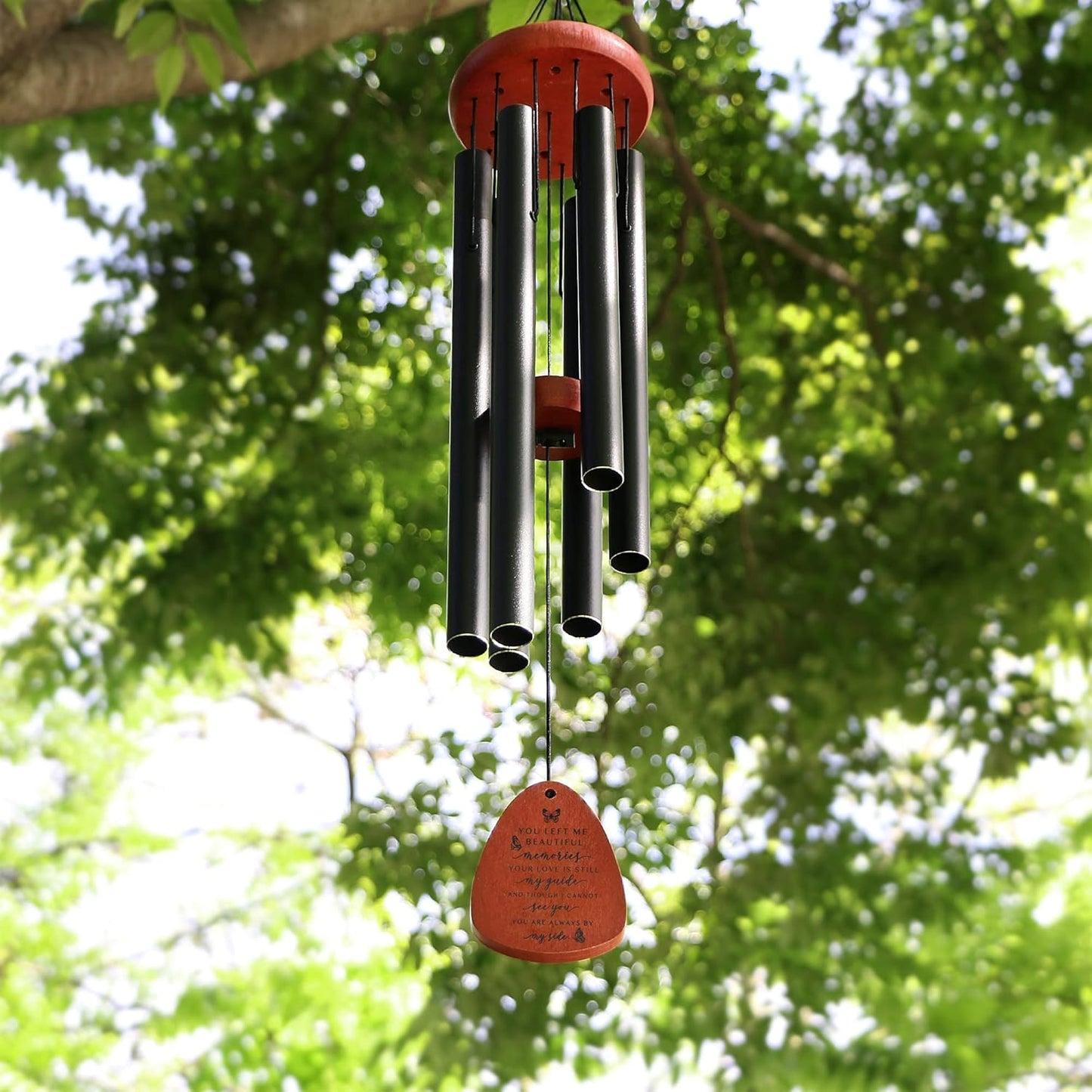 Memgift Sympathy Gifts for Loss of Loved One Memorial Wind Chimes Dad Mom Memorial Windchime Bereavement for Loss of Dad Mom Son Daughter Wind Chimes for Outside