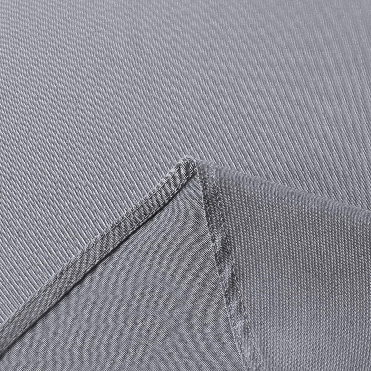 sancua Rectangle Tablecloth - 54 x 78 Inch - Stain and Wrinkle Resistant Washable Polyester Table Cloth, Decorative Fabric Table Cover for Dining Tables, Buffet Parties and Camping, Light Grey