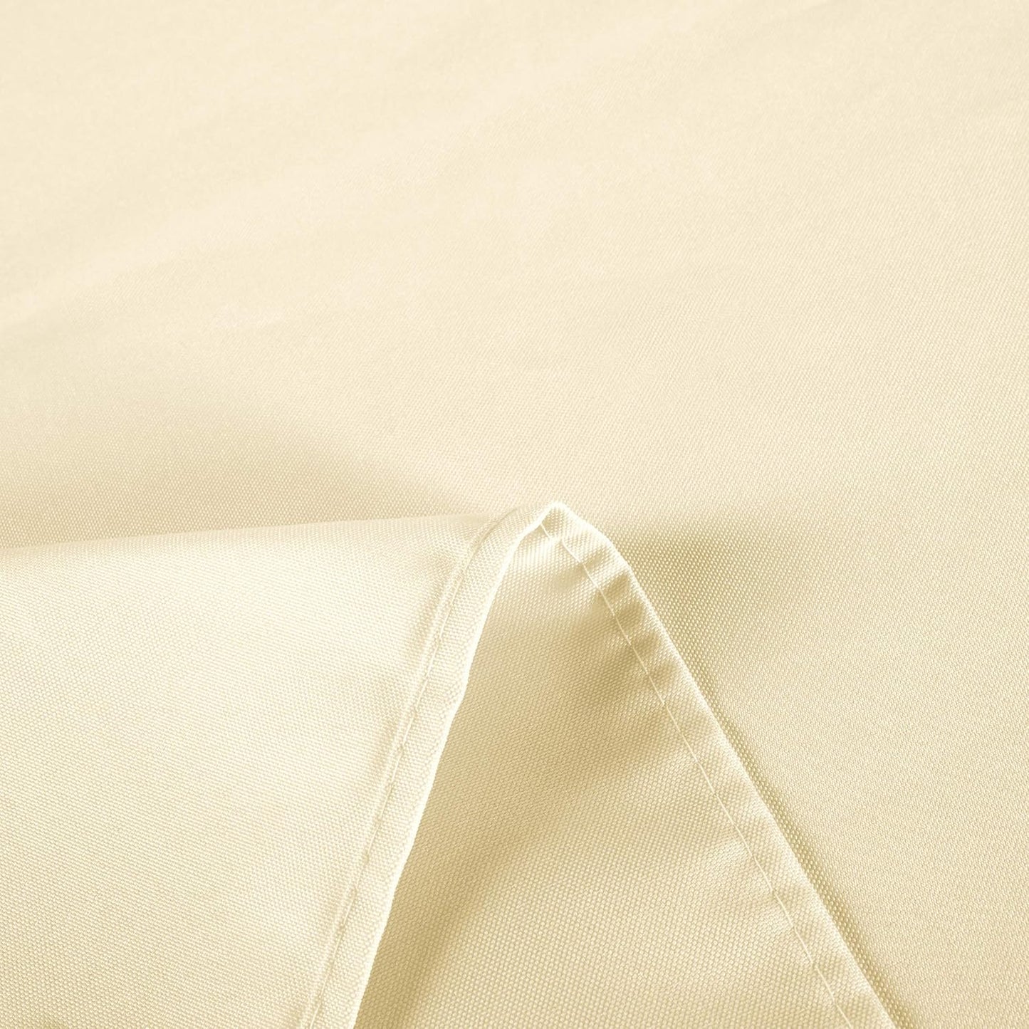 sancua Rectangle Tablecloth - 54 x 108 Inch - Stain and Wrinkle Resistant Washable Polyester Table Cloth, Decorative Fabric Table Cover for Dining Tables, Buffet Parties and Camping, Beige