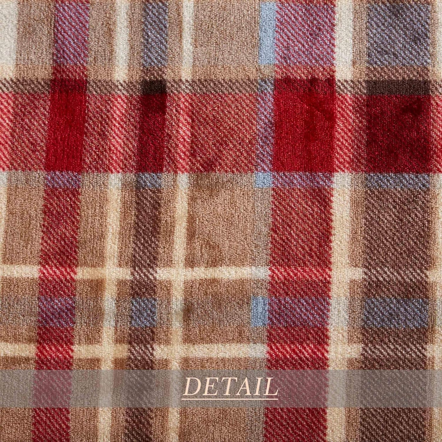 MERRYLIFE Throw Blanket Plaid | Ultra-Plush Soft Colorful Oversized | Decorative Couch Travel Blanket | Queen Size(90" 90", Love Urban)